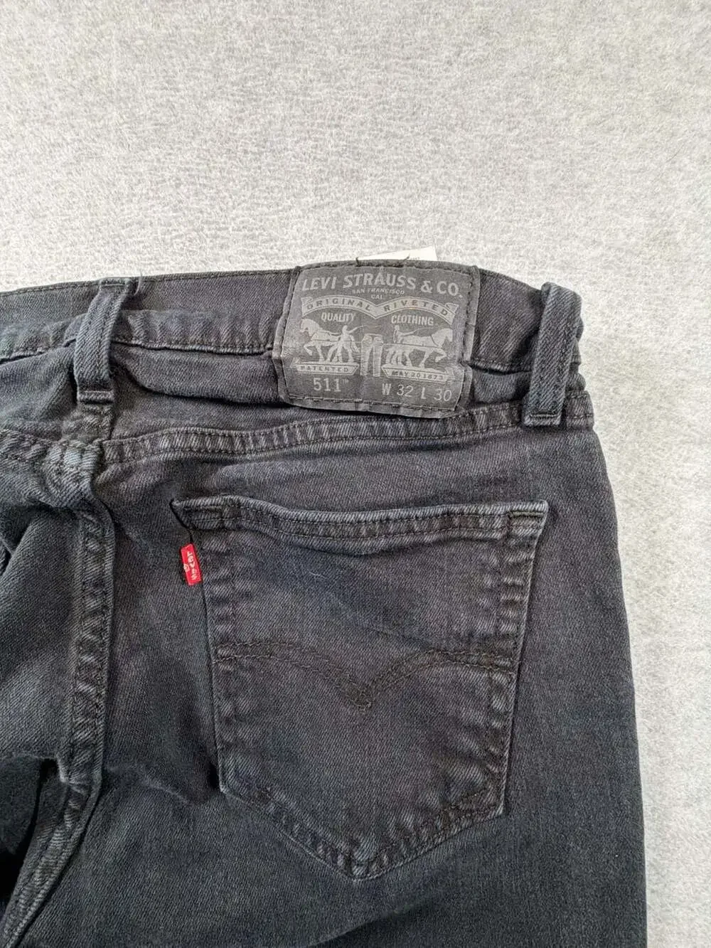 Levi's 511 Slim Fit Black Denim Jeans